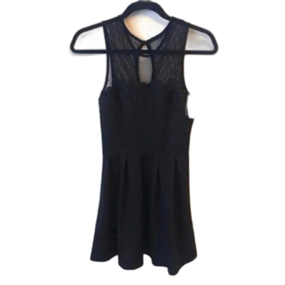 NWT FOREVER 21 Sleeveless Tank Black Dress Keyhole Back Prom Party Goth S
